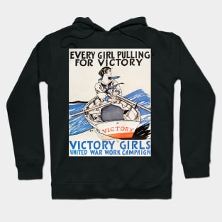 Victory Girls United War Work Campaign WWI Poster Hoodie